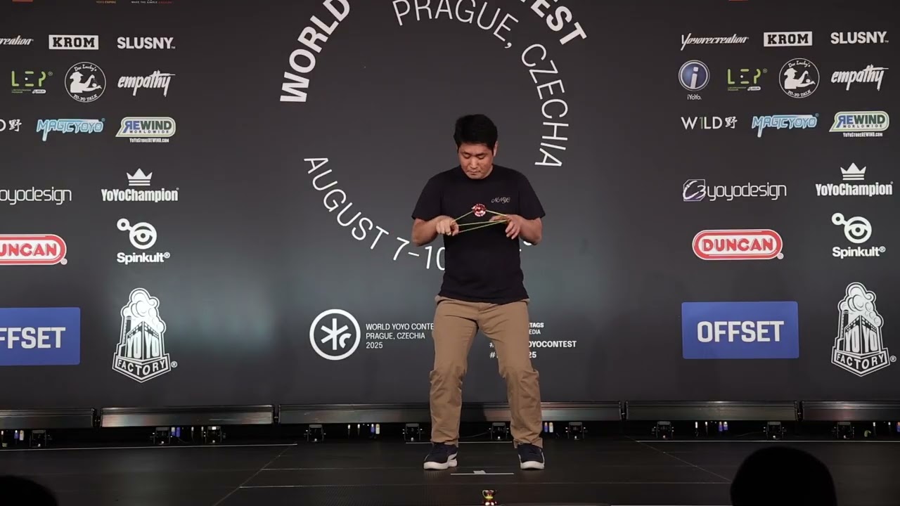 60th Place – Tatsuya Kobayashi – 1A WildCard – World YoYo Contest 2025