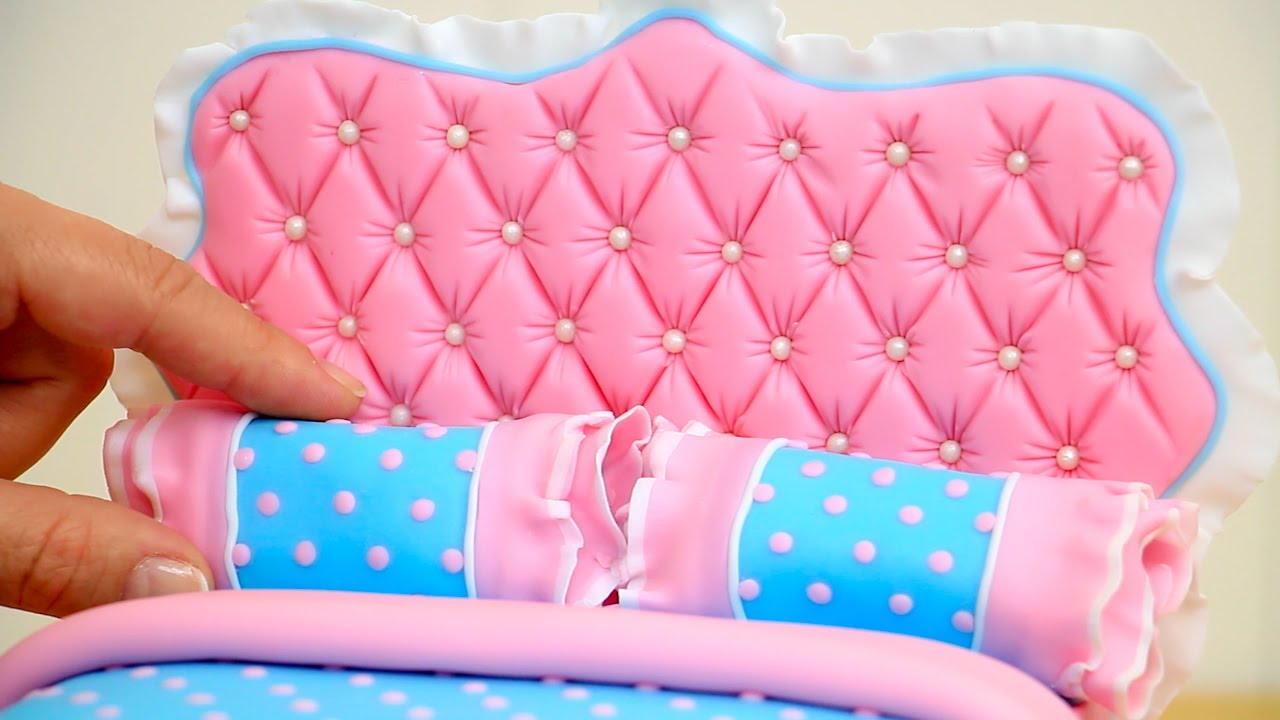 How To Make a  Bed Cake with Tiny Pillows by Cakes StepbyStep