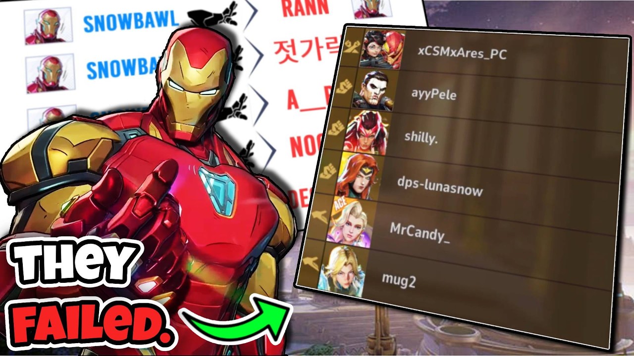 The ENEMY Team Went All My COUNTERS And Still LOST! | Marvel Rivals