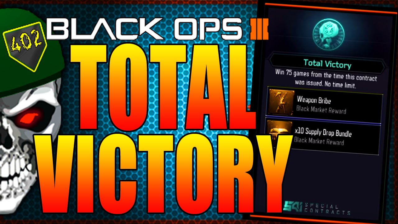 COD BLACK OPS 3 TOTAL VICTORY SUPPLY DROP 