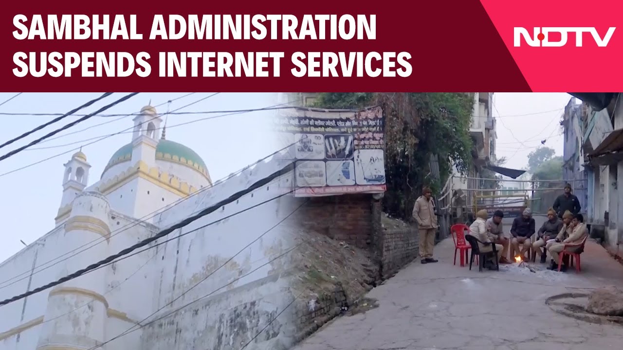 Sambhal News Today | Sambhal Administration Suspends Internet Services Following Violent Incident