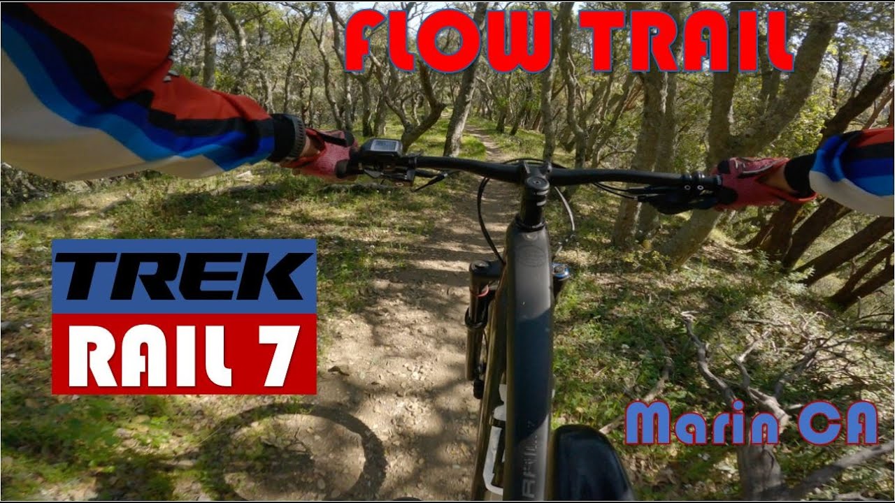 FLOW TRAIL - PIPING ROCK - PEG - TREK RAIL 7 EBIKE - NOVATO - MARIN CA