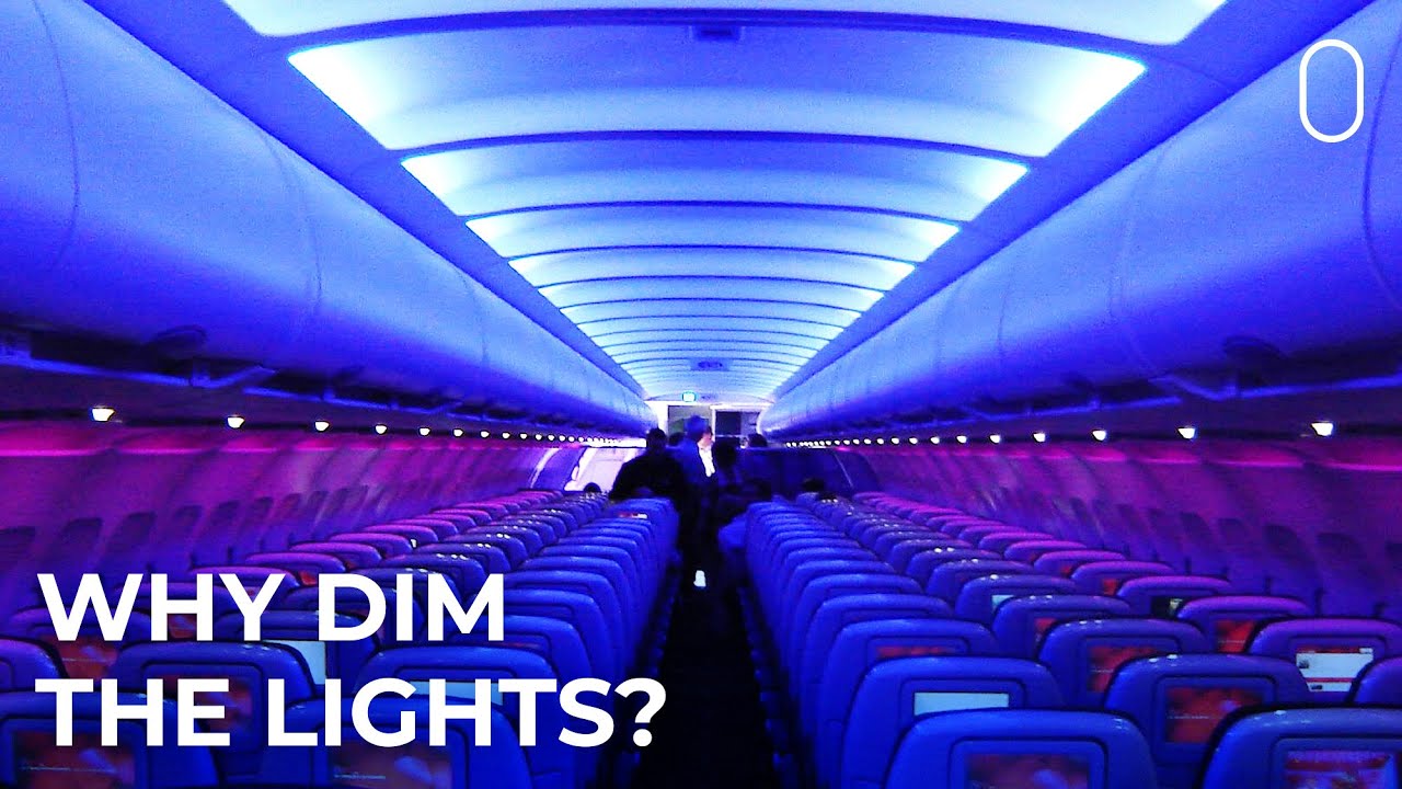Why Cabin Lights Are Dimmed For Takeoff And Landing At Certain Times Of Day