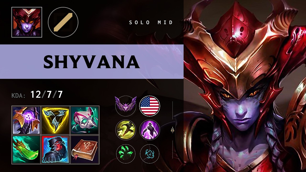 Shyvana Mid vs Galio - NA Master Patch 26.11