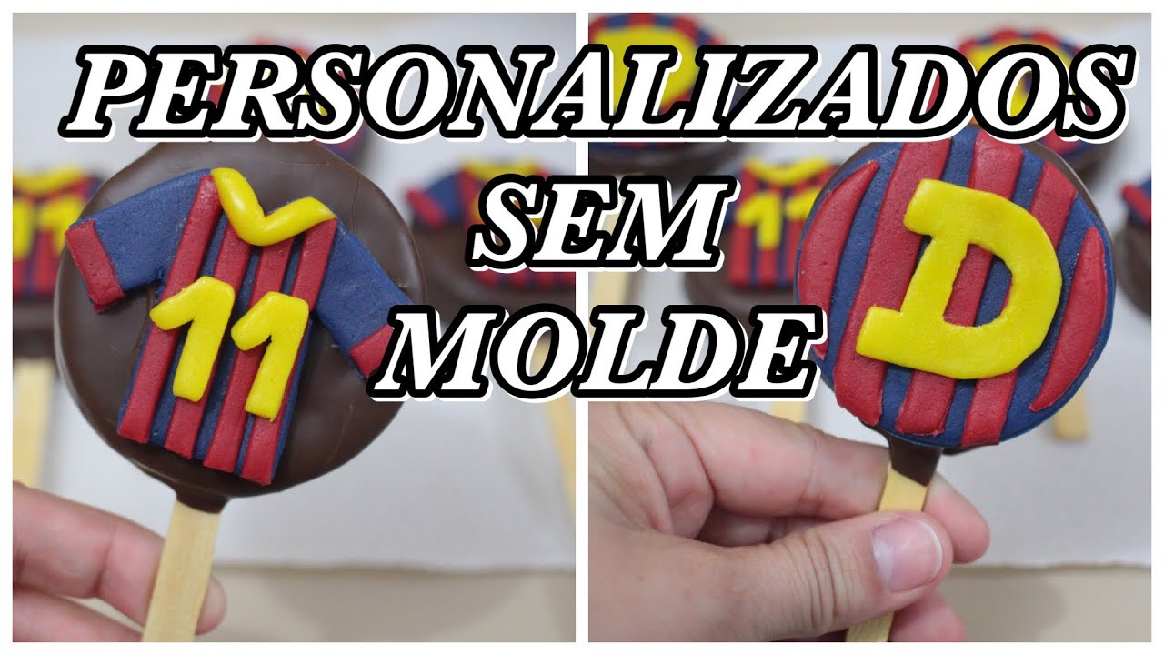 PERSONALIZANDO DOCES TEMA BARCELONA/FUTEBOL - Parte 1