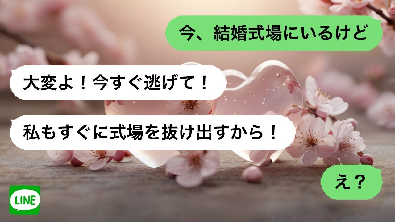 【LINE】 式直前に届いた逃避行の誘い。選択の先で露わになった結末