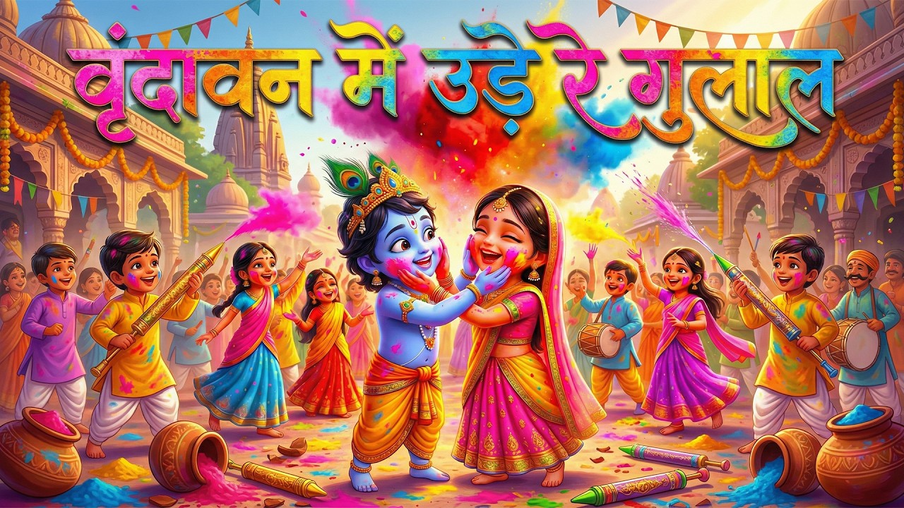 Vrindavan Mein Ude Re Gulal वृन्दावन में उड़े रे गुलाल कह दो राधा रानी से Holi Bhajan -New Holi Song