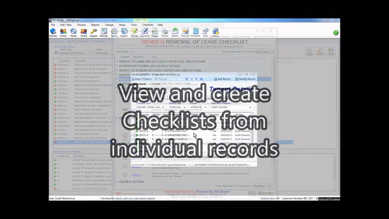 REI Master Workflow Module