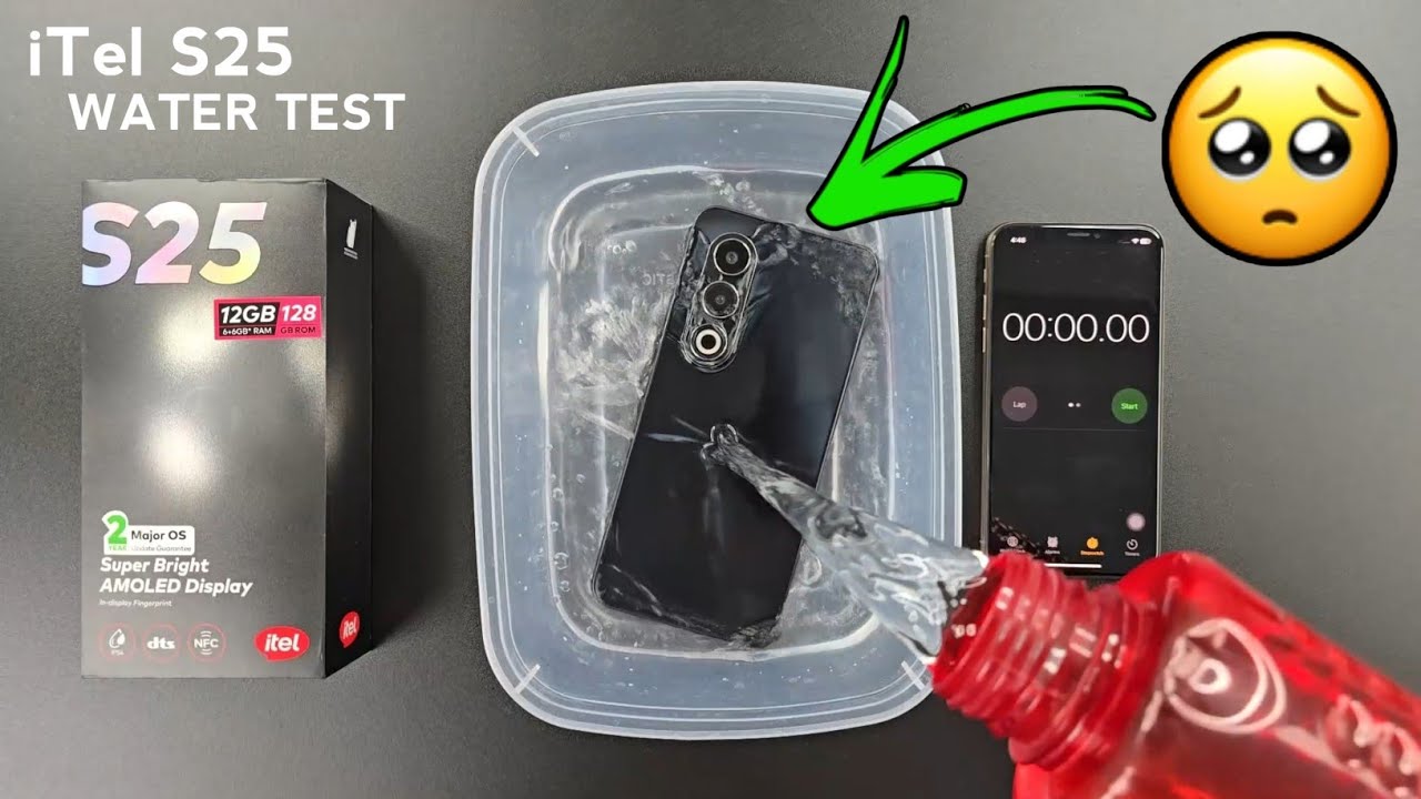iTel S25 iP54 Waterproof Test 💧💦- Let's See if iTel S25 is Waterproof or Not?