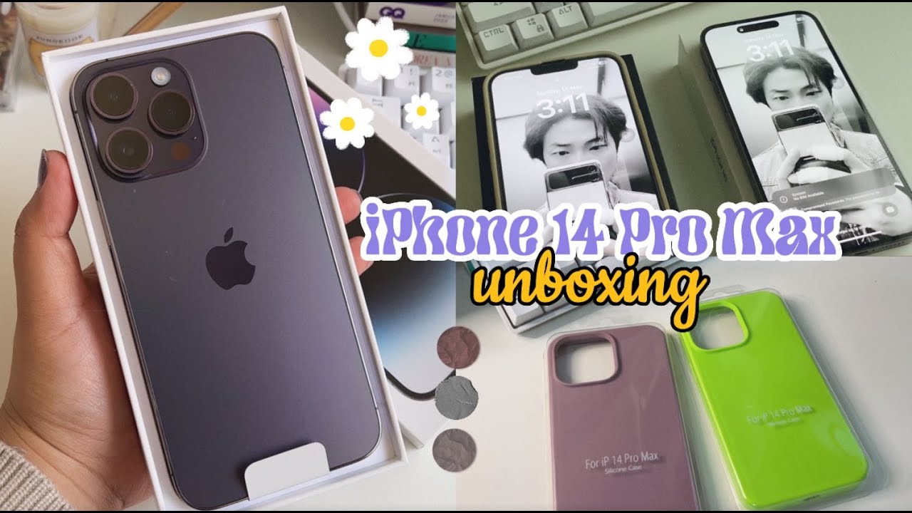 iPhone 14 Pro Max - Deep Purple 💜 - Unboxing | MagSafe Accessories