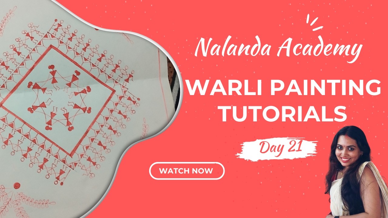 Warli Art | Lesson 21 | Painting 13 | Nalanda Academy
