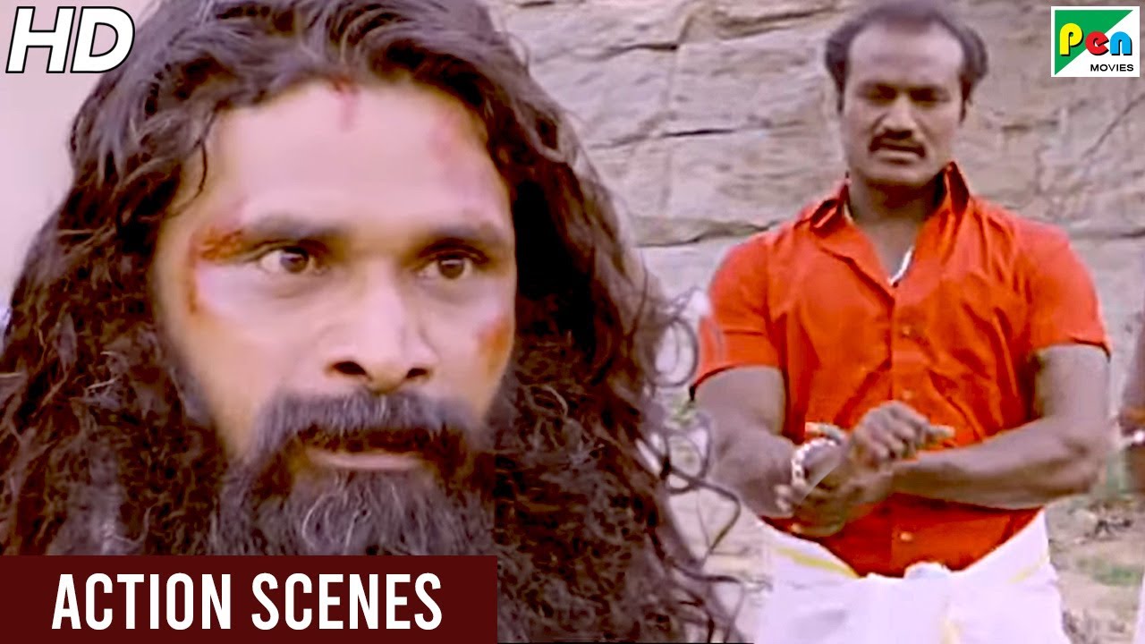 Superhit Action Scenes - Gaon Ke Vasool | Hindi Dubbed Movie | Maasi Veethi | Chandrika, Palani Vel