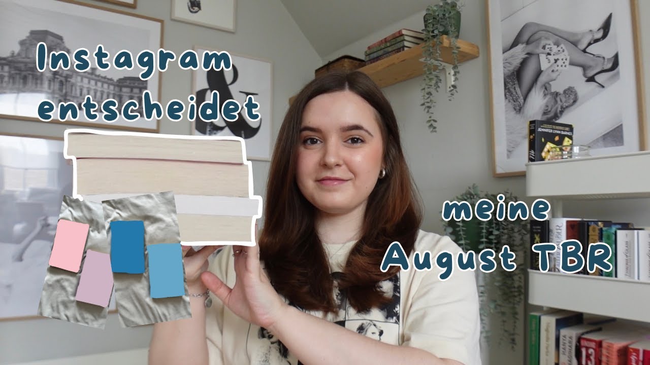 Instagram entscheidet, welche Bücher ich im August lesen soll 🙈🤍