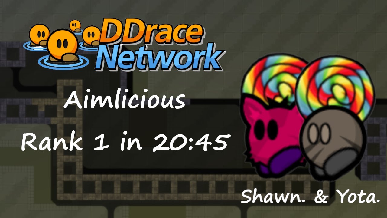 Teeworlds - Aimlicious Rank 1 in 20:45 by Shawn. & Yota.