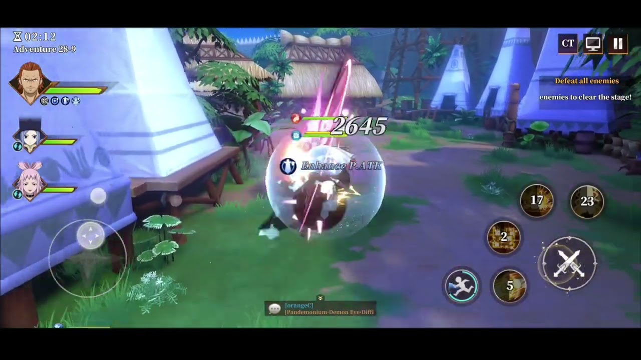 Adventure 28-9 - VS Aria (Weakness: Wind) - Fairy Tail Fierce Fight