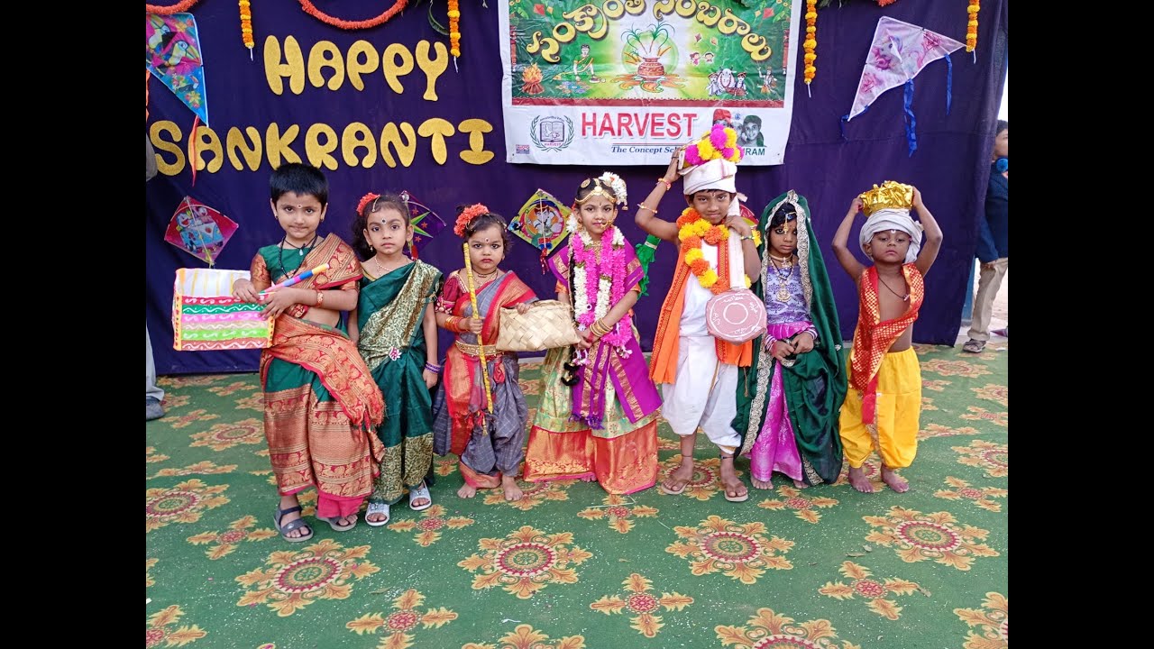Sankranthi celebrations at Harvest The Concept School, Pithapuram
