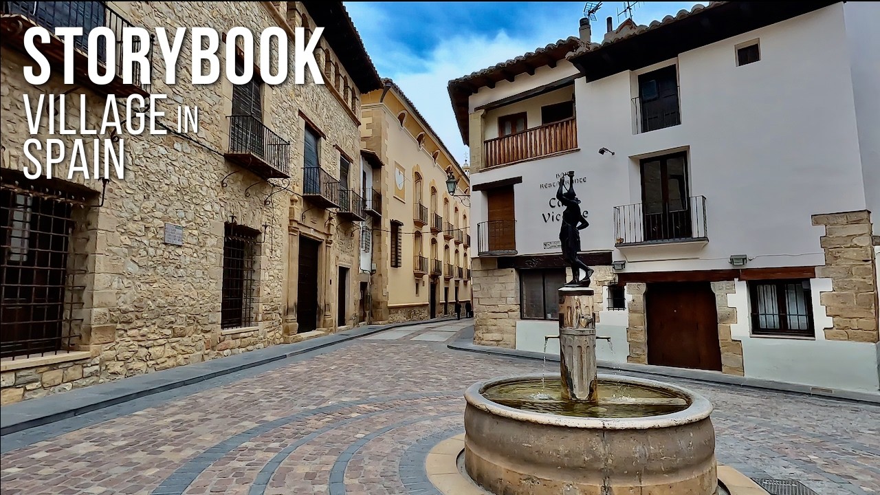 Spanish Storybook Village, No Talking Walking Tour (4K)
