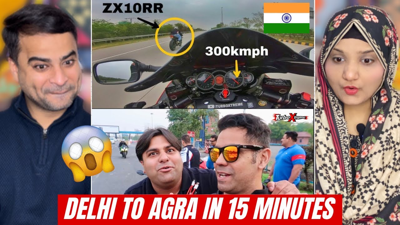 DELHI To AGRA In 15 Minutes On HAYABUSA 😱🔥 Reaction!!! | TURBO XTREME | Amber Rizwan Reaction