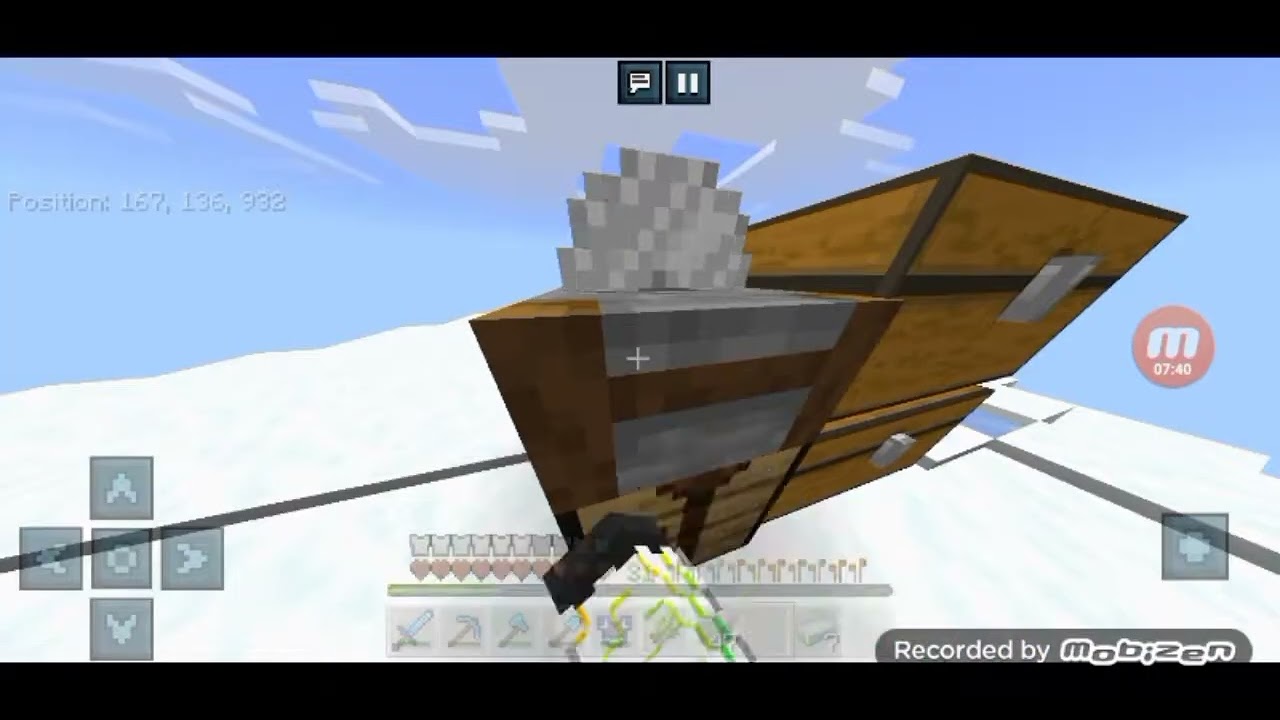 I built a snow village in Minecraft survival #8