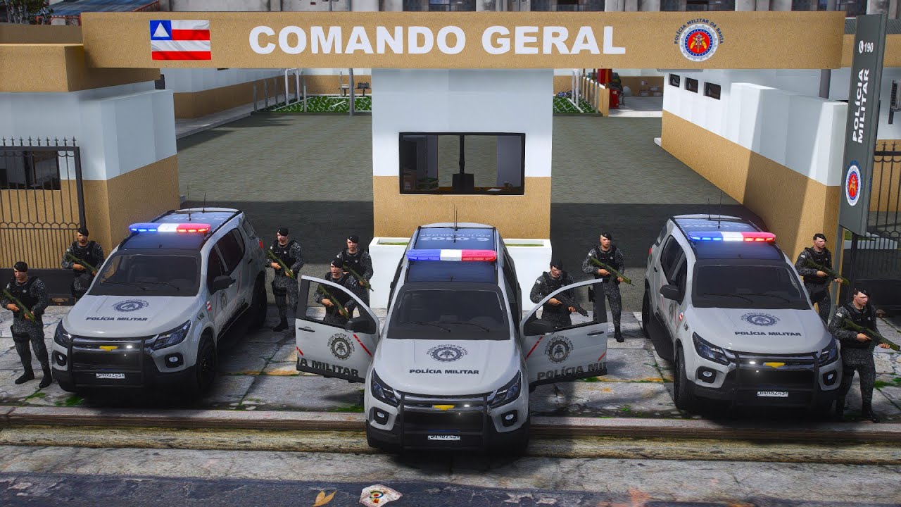 ROUBO A BANCO  TERMINA EM PERSEGUIÇÃO + CONFRONTO BPCHOQ PMBA | GTA 5 POLICIAL