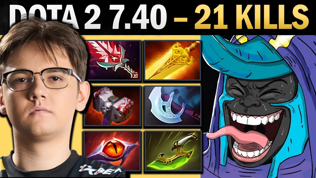 Abaddon Pro Carry with Bloodthorne and Manta - Dota Gameplay