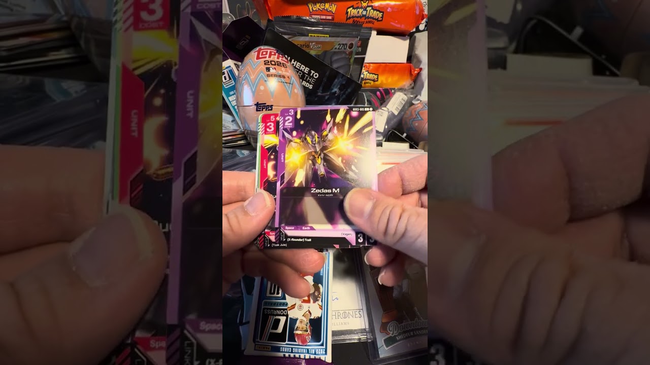 Pack A Day RIP #64 2025 Donruss Footbal & CCG Gundam Steel Requiem packs