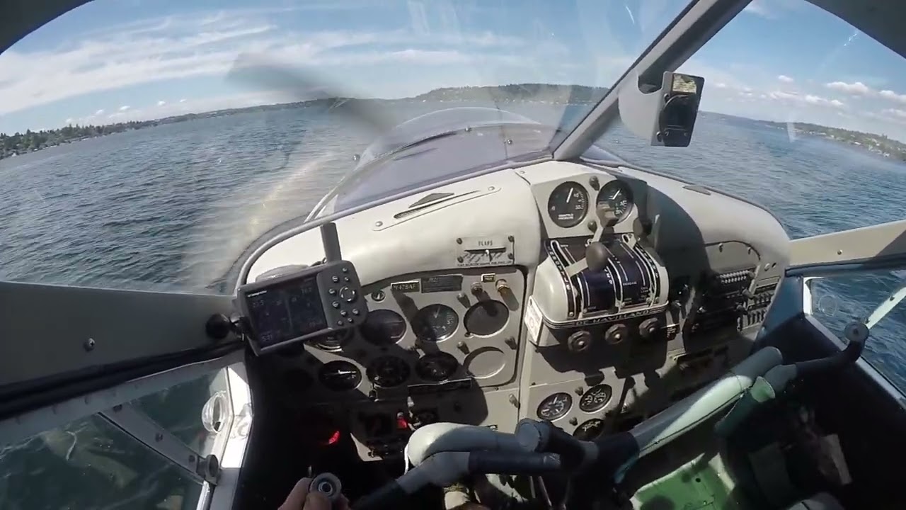 INCREDIBLE DeHavilland BEAVER SEAPLANE Video and Jim the Pilot 