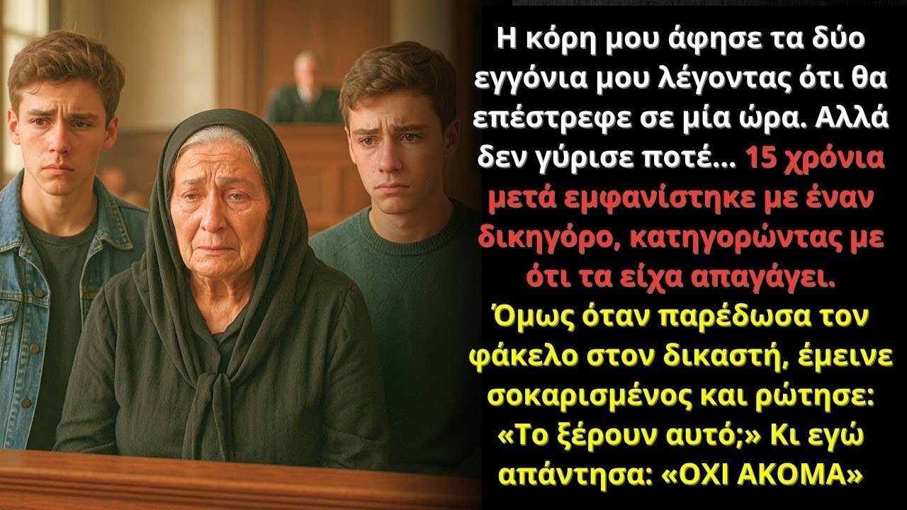 Η κόρη μου χάθηκε 15 χρόνια· γύρισε με δικηγόρο, αλλά ο φάκελος αποκάλυψε όσα δεν ξέρουν.
