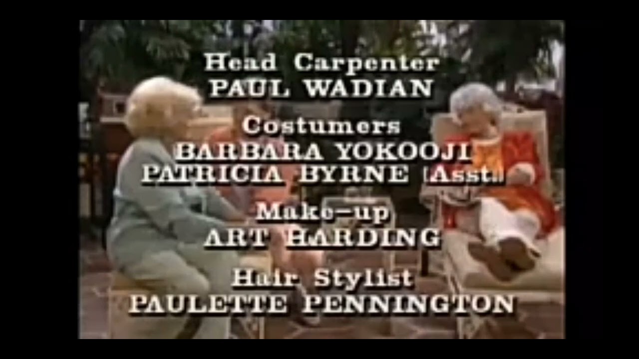 The Golden Girls End Credits (For Colleen Ford/Tyler Fox/Cory Russell/Ryan Hutchins/Dylan Perrault)