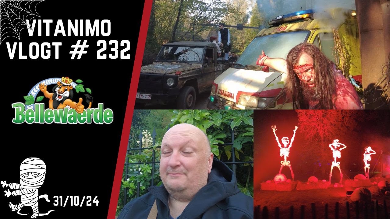 Vitanimo vlogt #232:Bellewaerde - halloween nocturne