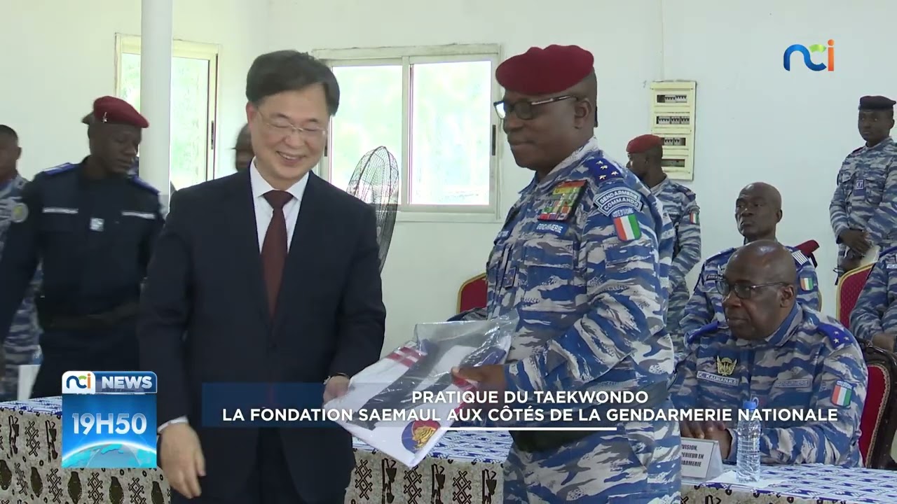 Taekwondo | La fondation SEAMAUL fait un don de tenues à la Gendarmerie Nationale