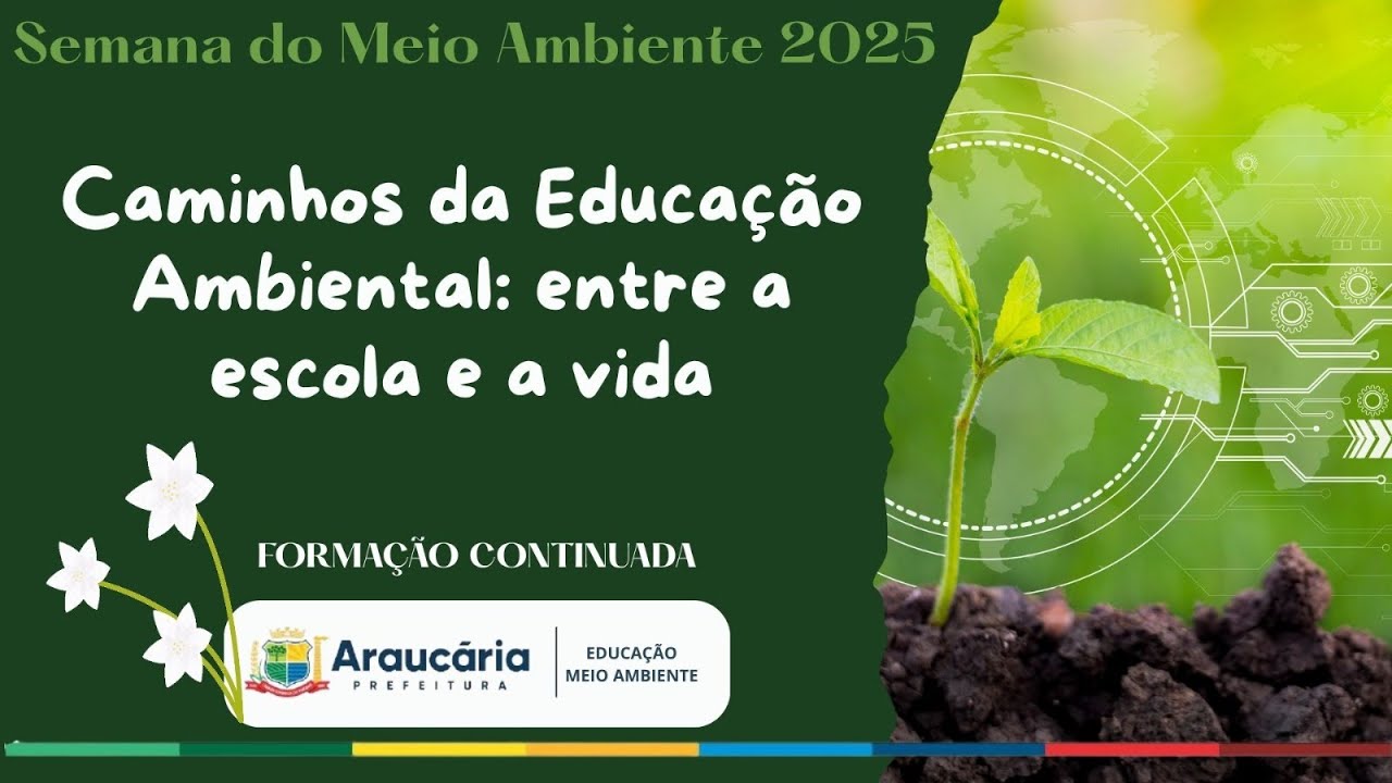 CURSO DE FORMAÇÃO CONTINUADA: CAMINHOS DA EDUCAÇÃO AMBIENTAL: ENTRE A ESCOLA E A VIDA (SMED E SMMA)