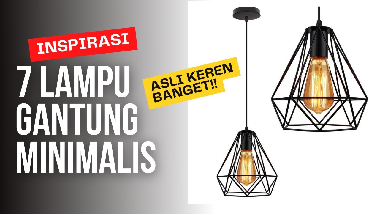 KAP LAMPU GANTUNG MINIMALIS - RUMAH JADI SEPERTI CAFE | RUMAHNESIA