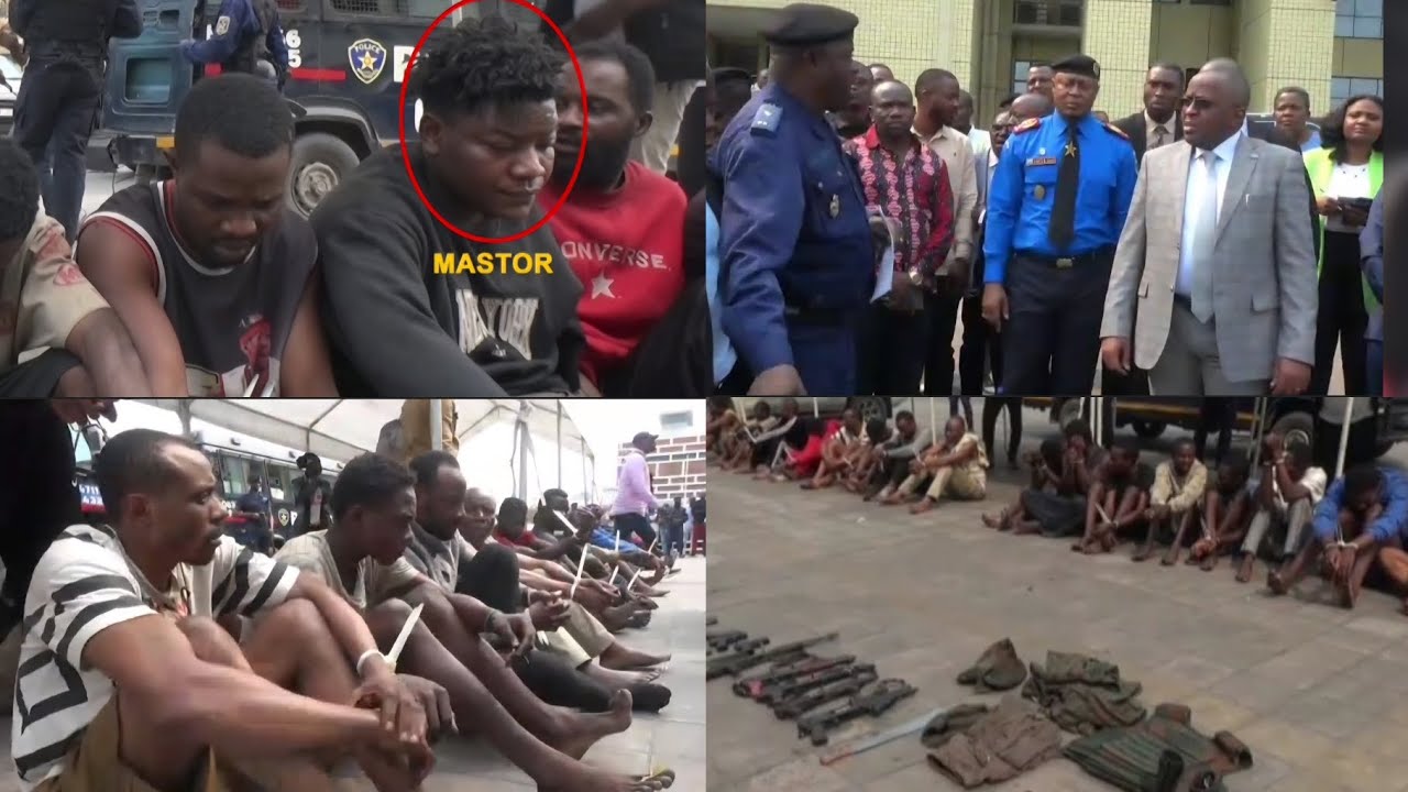 🔴Grands Bandits de Kinshasa : la Police fait le ménage !