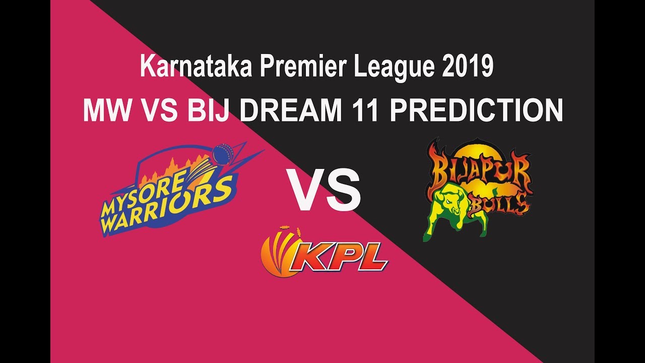 MW VS BIJ DREAM 11 TEAM(Karnataka Premier League 2019)FANTAIN TEAM,PLAYING XI & PERFORMANCES