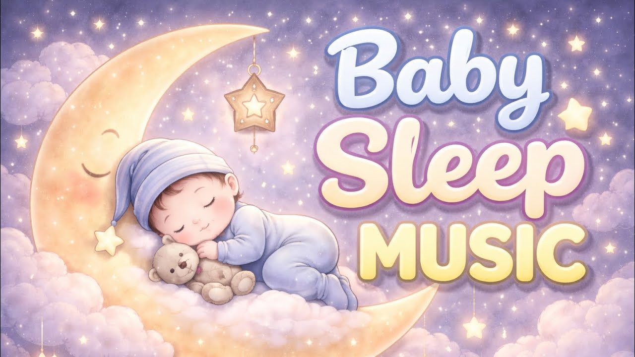 Brahms Style Baby Lullaby 🔔 1 Hour Music Box for Sleep