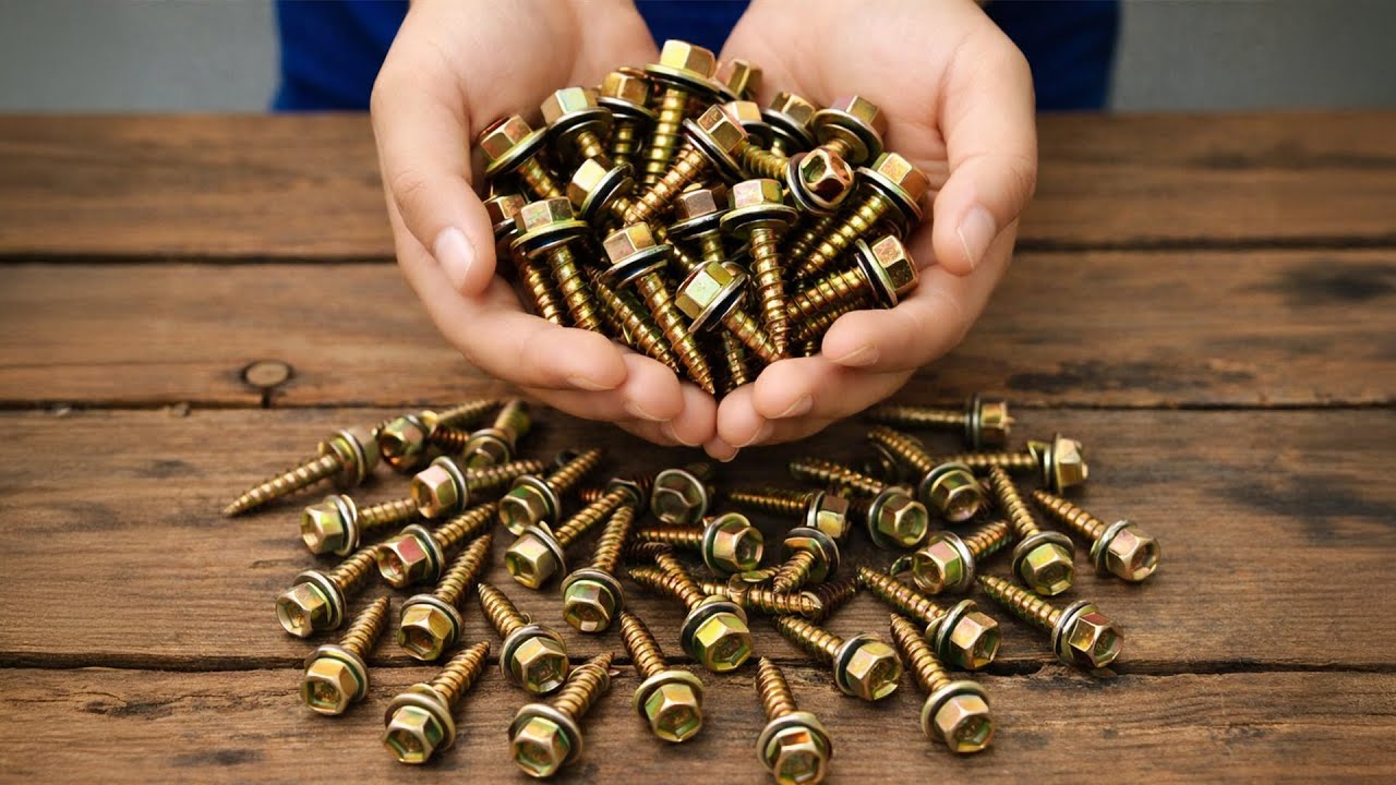 Не выбрасывайте старые кровельные саморезы😱!! Эти блестящие идеи поразили миллиарды людей!