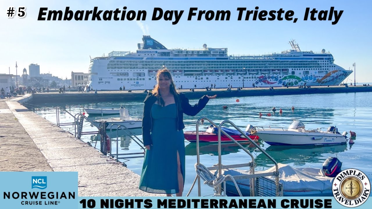 Norwegian Cruise Line (NCL) Pearl: Круиз по Средиземноморью: День 1 | #Деньпосадки из Триеста, Ит...