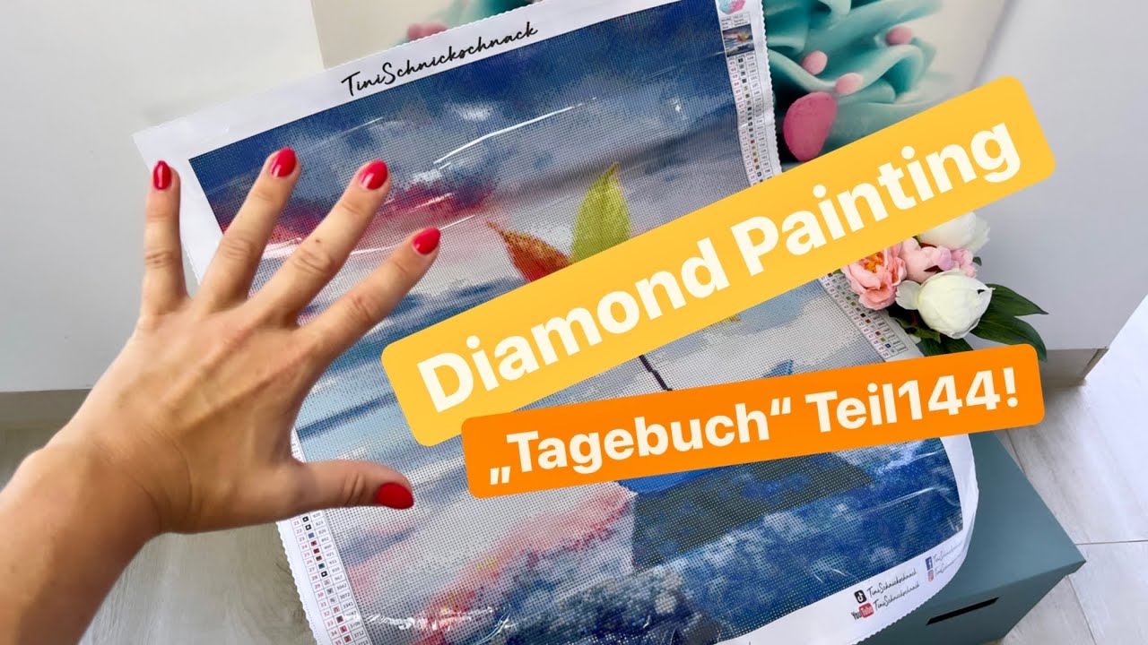 Diamond Painting „Tagebuch“ Teil144! 💚 START: NEUES BILD!
