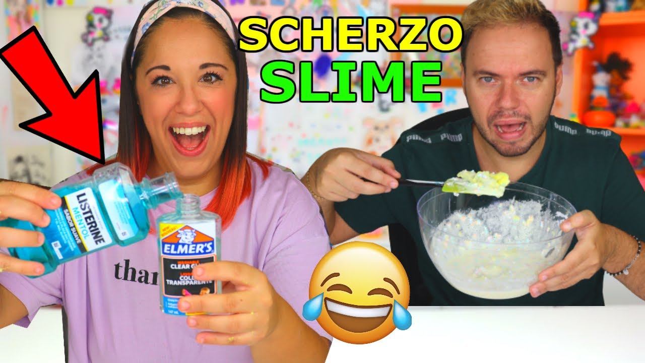 SLIME SCAMBIA INGREDIENTI GIUSTI CON FALSI! SCHERZO