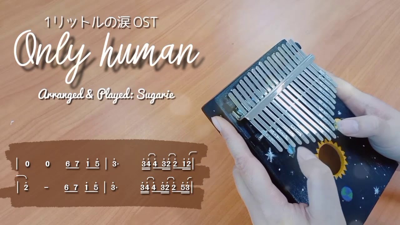 Only human (1リットルの涙/Ichi rittoru no namida/1 litre of tears OST) [Kalimba cover with Tab by Sugarie]