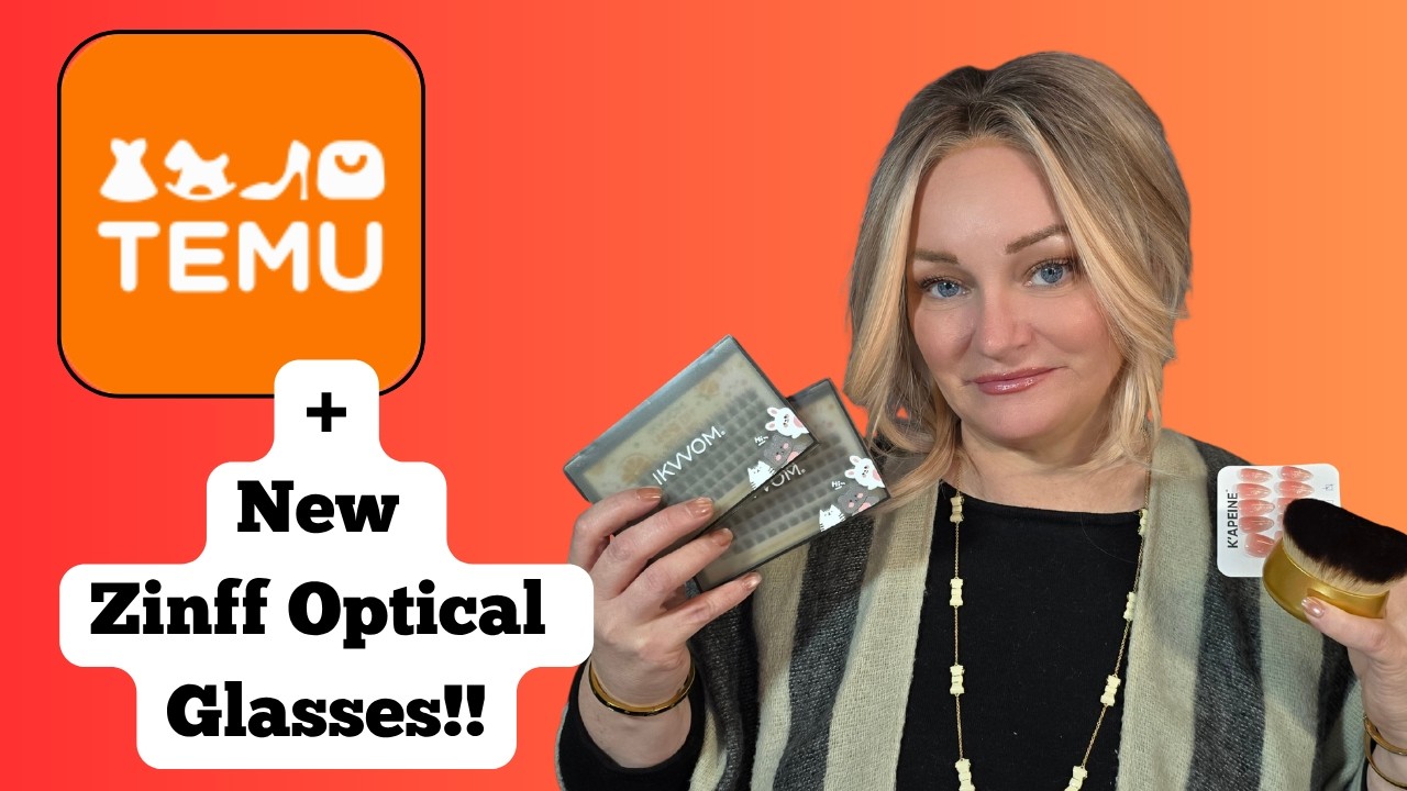 TEMU HAUL⭐️ Shop With ME!⭐️and @ZinffOptical new glasses!!