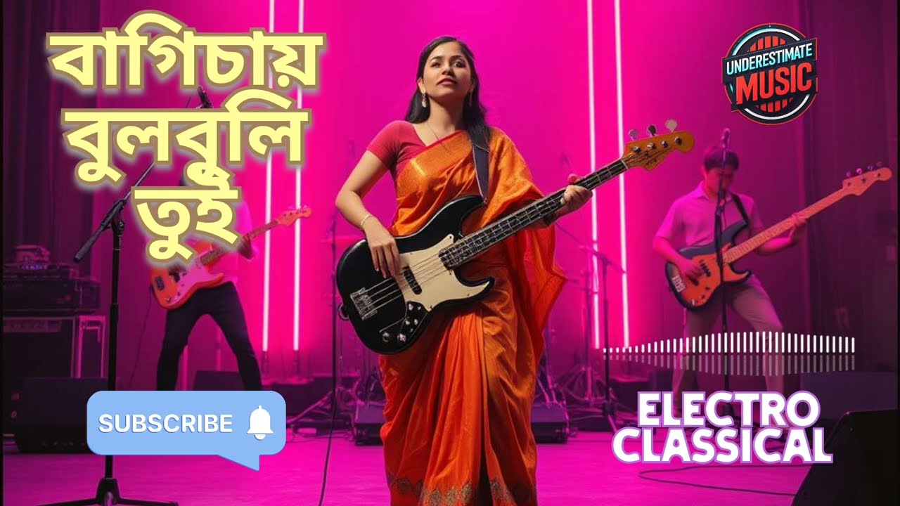 Bagichay Bulbuli Tui | বাগিচায় বলবুলি তুই | Nazrul Giti | Electro Classical Version 