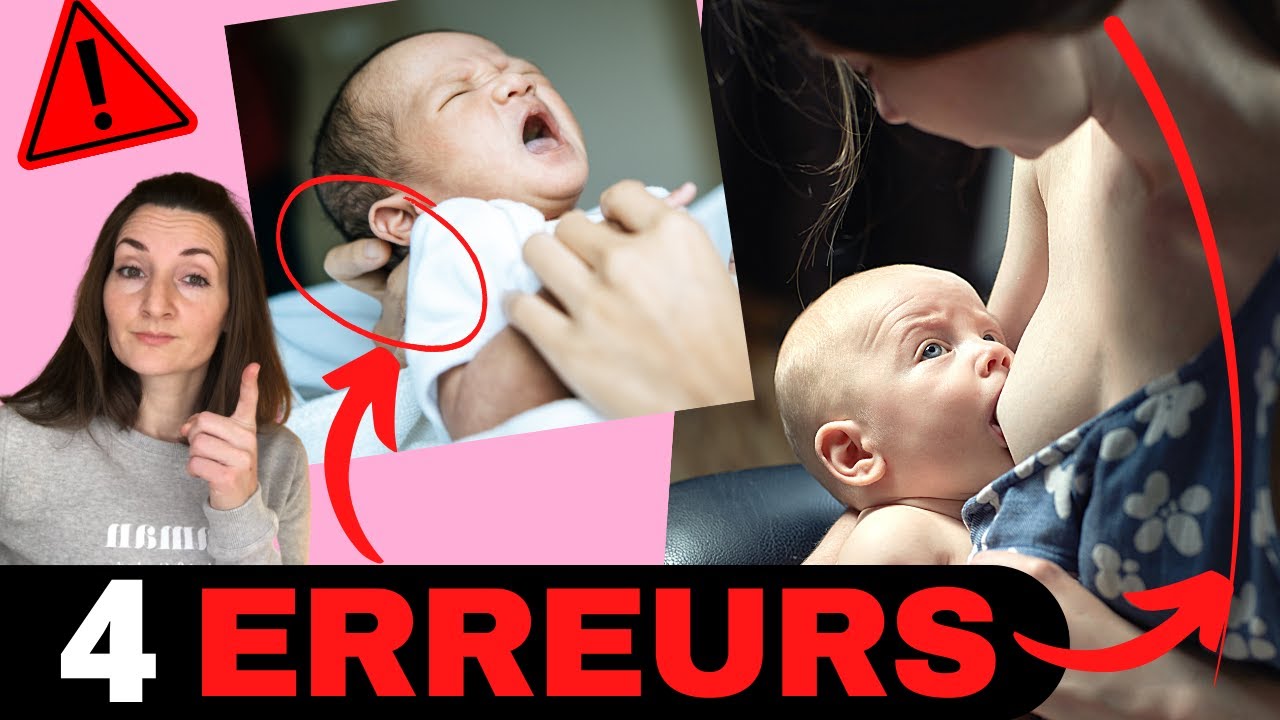 ALLAITEMENT : Pour bien positionner bébé, évitez ces erreurs courantes ! 😉