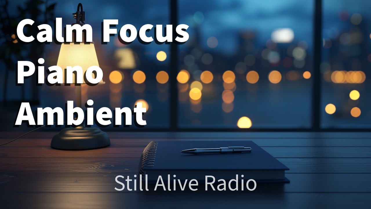 Night Study Music for Overthinking | Calm Focus Piano Ambient | Still alive radio vol.7