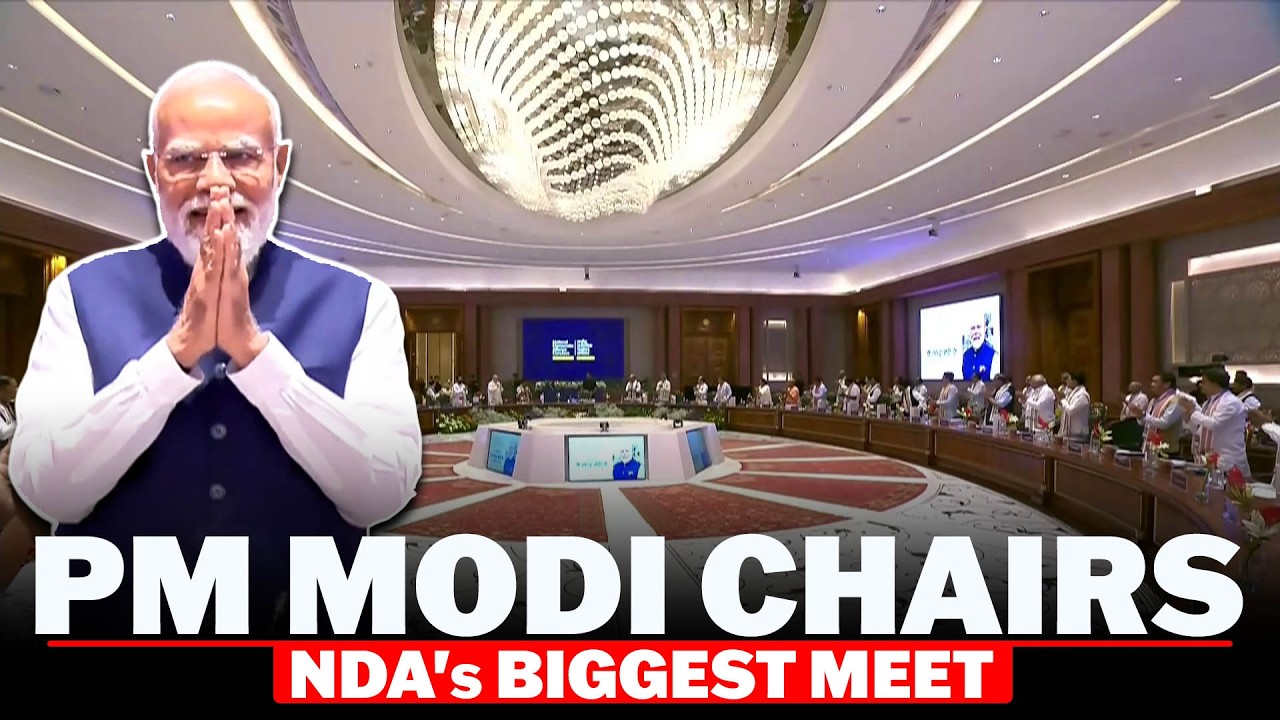 WATCH LIVE: PM Narendra Modi chairs NDA's Biggest Meeting in Delhi | 12 Years of Modi Govt | India