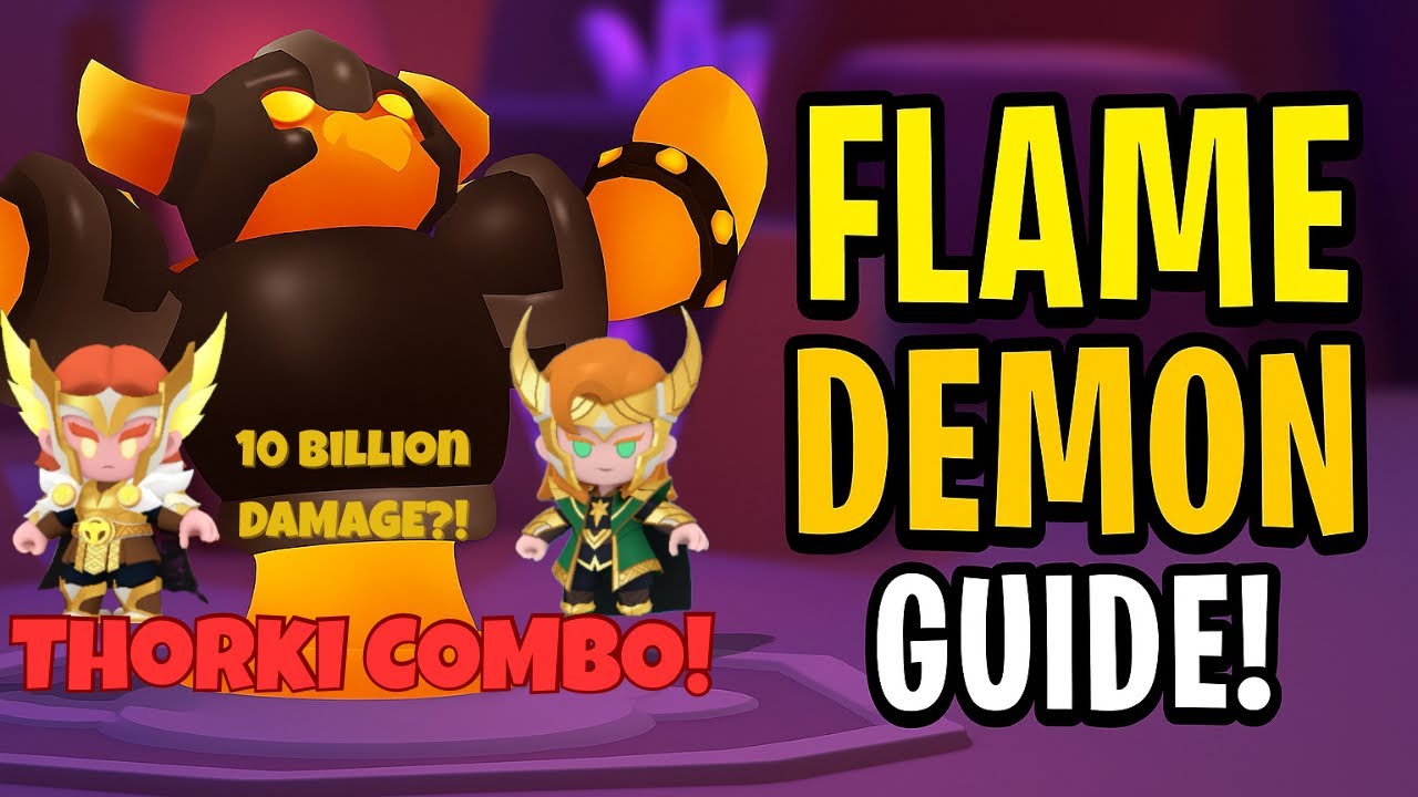 THIS COMBO IS ACTUALLY INSANE!! FLAME DEMON BOSS GUIDE | ARCHERO 2