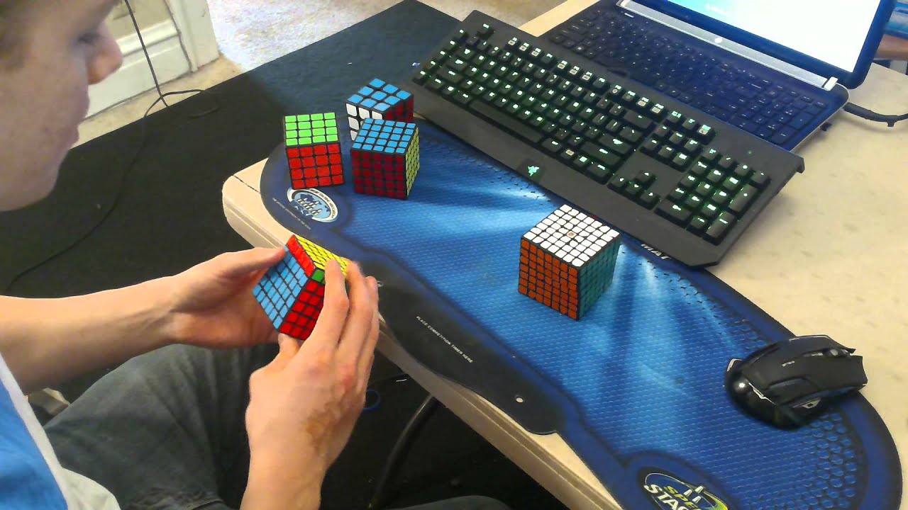 My Main SpeedCubes: 3x3 - 7x7