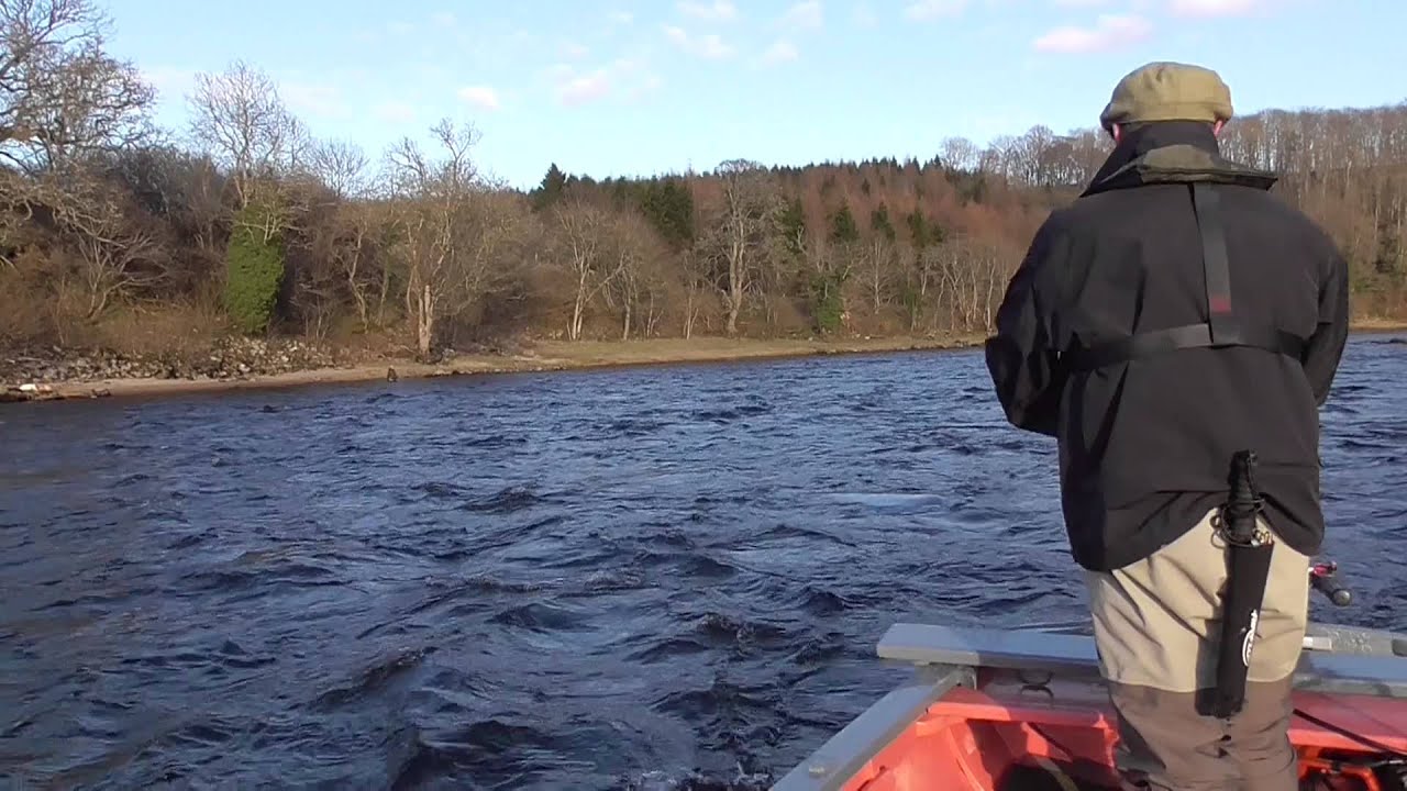 Salmon Fishing Scotland Spring Fly fishing for salmon on the Tay, Perthshire April 2015