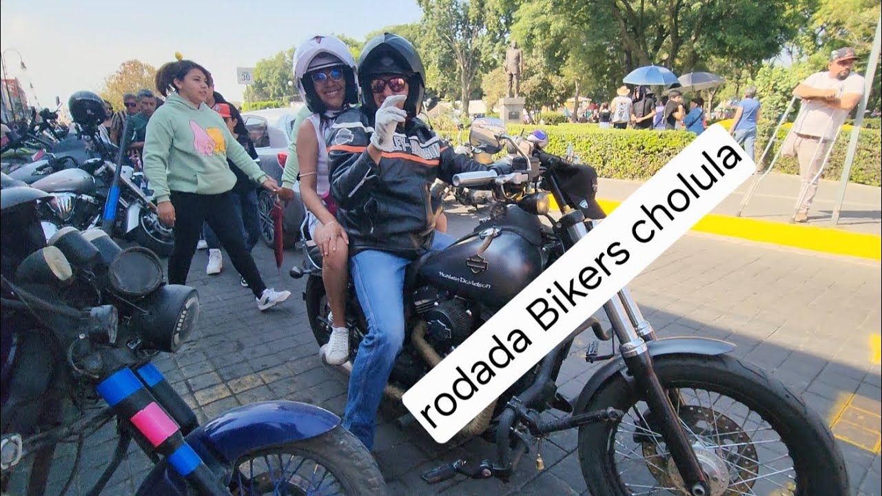 Una rodada Bikers en Cholula 